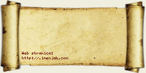 Jovana Simjanović vizit kartica